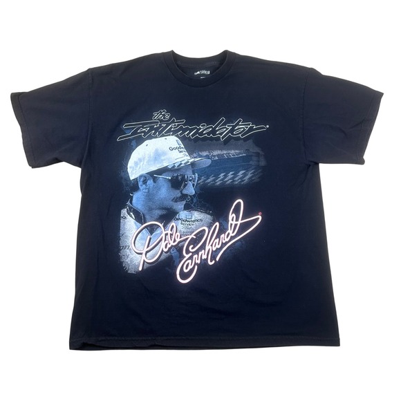 Nascar Other - NASCAR Dale Earnhardt The Intimidator T-Shirt Mens‎ XL Black The Man The Legend